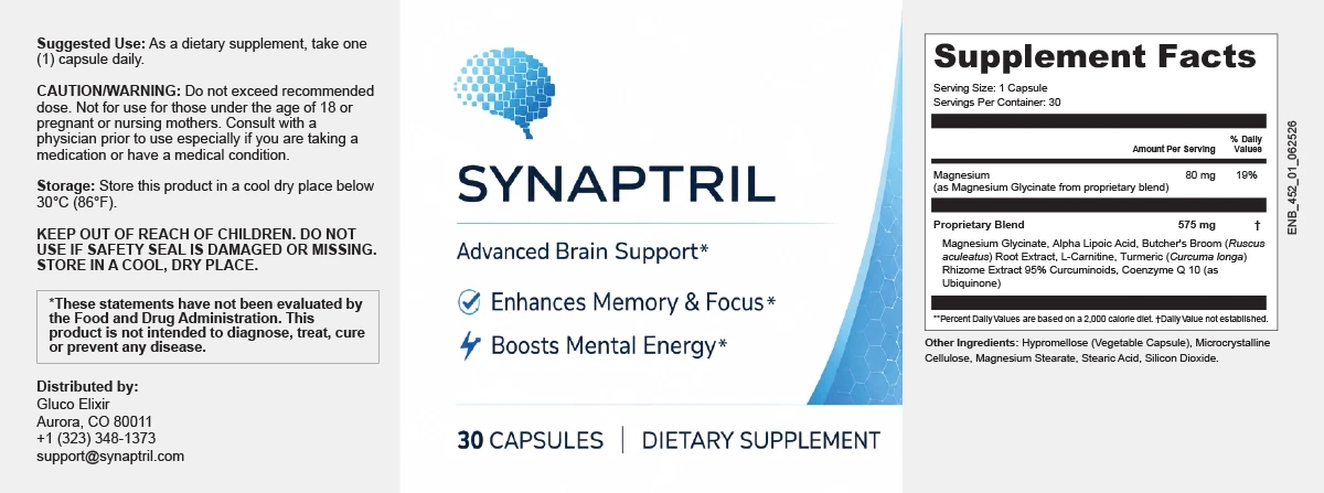 Synaptril   Secure Order Form